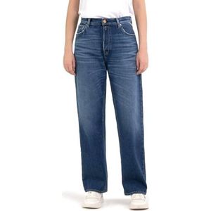 Replay Dames hoge taille ninetees fit jeans Jaylie, 007, donkerblauw, 28W x 30L