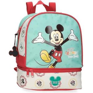 Joumma Disney Rugzak, Micky Best Friends, 23 x 28 x 13 cm, polyester, 8,37 liter, Meerkleurig, Rugzak