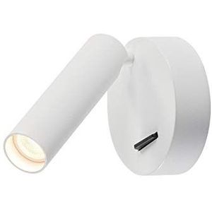 SLV wandopbouwarmatuur KARPO / wandverlichting binnen, wandspot / 3000K 6 W 380 lm wit 40 graden