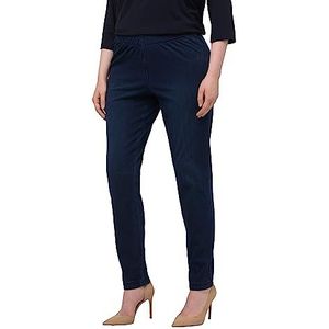 Ulla Popken Jersey jeansbroek voor dames, donkerblauw, 50W x 32L