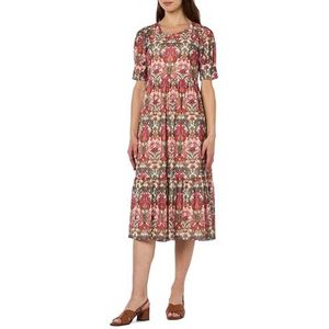 Vera Mont Robe Légère Damesjurk, crème/rood, 34