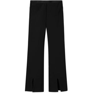 NAME IT Nkfnisila Bootcut Pant stoffen broek voor meisjes, zwart, 134