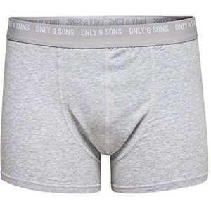 Only & Sons Onsnielsen Trunk Noos heren boxershorts - grijs - Large