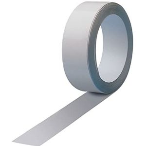MAUL metaalband Standaard lijst zelfklevend 500x3.5cm wit, op lengte te knippen