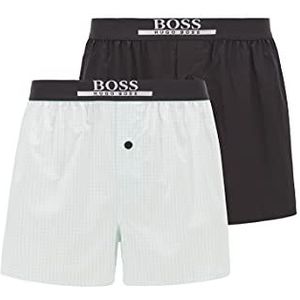 BOSS 2p Boxer Shorts Ew Pyjamabroek Heren Turquoise/Aqua445 XL