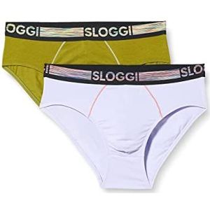 Sloggi Herenondergoed (verpakking van 2 stuks), veelkleurig, S