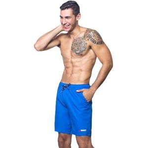 Eco-Friendly Quick dry UV protection Perfect fit Beach Shorts""Neptune"" Right side velcro pocket and Side pockets by BWET Swimwear