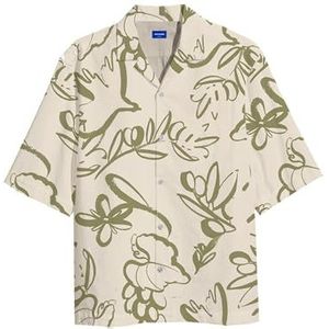 Jack & Jones - Jorluke Gallery - Hemd - Botercrème - Korte Mouwen