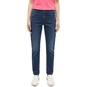 MUSTANG dames Stijl Crosby Relaxed Slim Jeans donkerblauw 882