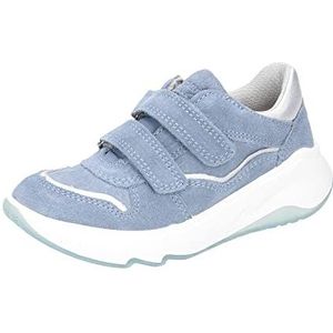 superfit Melody meisjes Sneaker, Blauw Zilver 8010, 33 EU