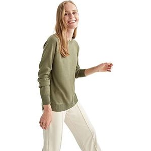 DeFacto Trui normale pasvorm voor dames - coltrui trui voor bovenstukken dames (LT.Khaki, XL), khaki, XL