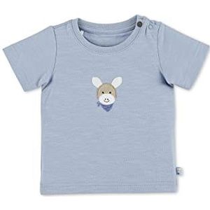 Sterntaler Gots T-shirt met korte mouwen Ezel Emmi T-shirt, lichtblauw, normaal voor baby's, Helleblau, One size