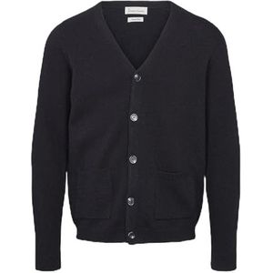 BY GARMENT MAKERS Sustainable; obviously! Unisex Tiger Knit Cardigan Sweater, Jet Black, L