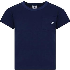 Petit Bateau Jongens T-shirt, blauw, 10 Jaar