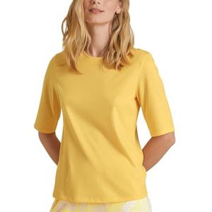 CALIDA Favourites Light Shirt korte mouwen goud cab geel, 1 stuk, maat 32-34, Golden Cab Yellow, 32/34 NL
