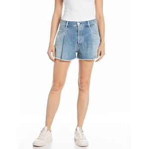 Replay Jeansshorts voor dames, denim, 010, lichtblauw, 23W