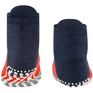 FALKE Uniseks-kind Stopper sokken Colour Block K HP Katoen Noppen op de zool 1 Paar, Blauw (Navy Blue Melange 6490), 23-26