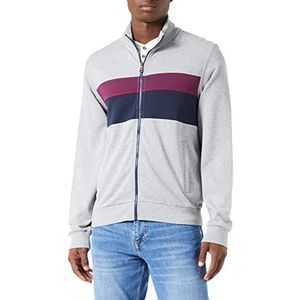 Geox Heren M Sweater, Light Melange Grey/B, Regular, Licht Melange Grey/B, L