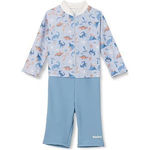 Playshoes - Kinder UV-Schutz Einteiler - Blau - Dino allover - 1/1 Arm