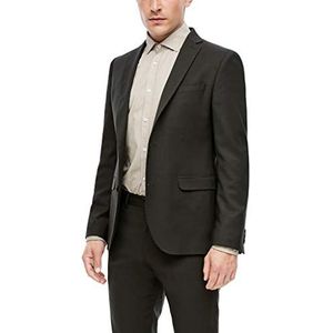 s.Oliver BLACK LABEL Heren 160.11.899.15.153.1229365 Business-pak jas, kaki, 44, Kaki