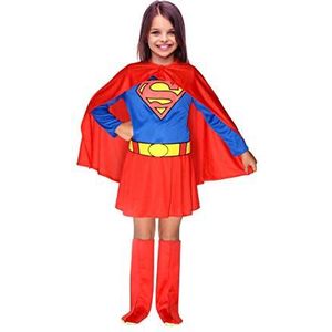 Ciao- Supergirl costume disguise fancy dress girl official DC Comics (Size 5-7 years)
