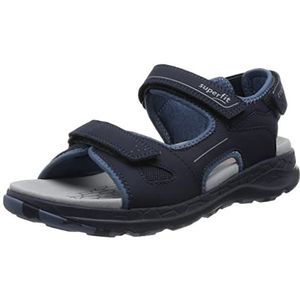 Superfit Criss Cross sandaal, blauw/lichtgrijs 8010, 35 EU, Blauw lichtgrijs 8010, 35 EU