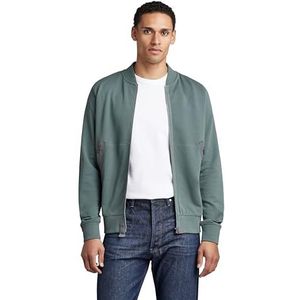 G-STAR RAW Heren Bomber Jacket Sweater, Green (Grey Moss B782-4752), XL