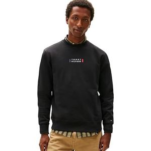 TOMMY HILFIGER Sweatshirt  rood / zwart / wit