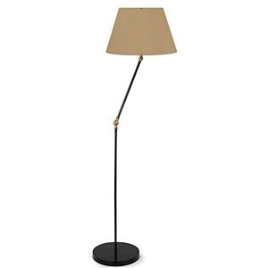 Staande lamp 150 cm, lichtbruin, type E27 max 60 W, constante collectie, fitting E27 Max 60 W