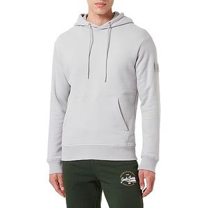 JACK & JONES Heren hoodie keperbinding, Highrise., S