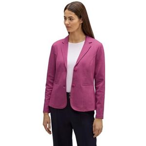 Street One Piqué blazer voor dames, cozy pink melange, 40