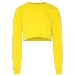 YASANNA Sweatshirt voor dames, geel, XL