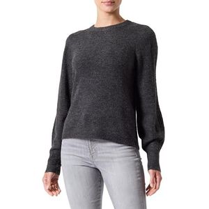ONLY Dames Onlsilly Ls O-Neck Bf KNT Pullover, dark grey melange, S