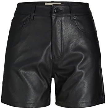 Jack & Jones - Kenya - Korte Broek - Imitatieleer - Hoge Taille