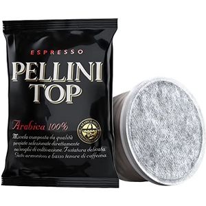 Pellini Top 100% Arabica Coffee capsules- Medium Roast Italian Coffee capsules- Lavazza Espresso Point (FAP) Compatible, 100 Capsules
