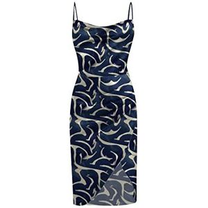 Averie Dames Thea Swimwear Cover Up, Royal Blue, M, koningsblauw, M