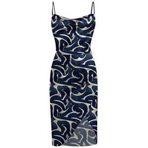 Averie Dames Thea Swimwear Cover Up, Royal Blue, S, koningsblauw, S