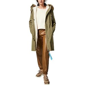 Comma CI Damesmantel met lange mouwen, alternatieve donsjas, 7854 kaki, 44