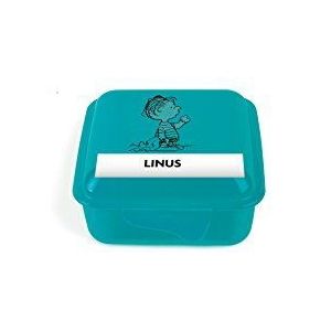 Excelsa Peanuts container Linus, lichtblauw