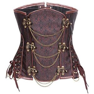 Bslingerie® Dames Steampunk onderborst korset
