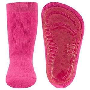 EWERS Antislipsokken SoftStep Uni, sokken met antislipzool voor jongens en meisjes, 1 paar antislip kindersokken met rubberen zool, Phlox, 39/42 EU