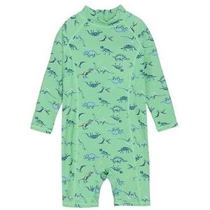 CareTec Private Label Zwempak voor jongens L/S-jongens, Absinthe Green, 80 cm