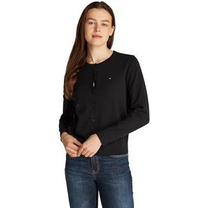 Tommy Hilfiger Elegant vest van jerseysteek voor dames, Zwart, XXS