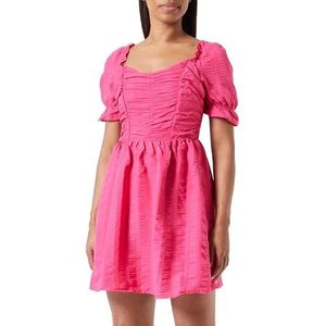NALLY Dames off-shoulder mini-jurk 19323127-NA02, roze, XS, roze, XS