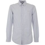 Pepe Jeans - PM308561 Overhemd - Blauw - Biologisch Katoen - Lange Mouwen