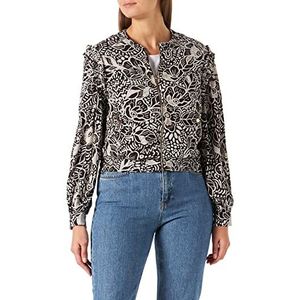 Naf Naf TERRAKA K1 Blazer, Terra Ecru/zwart, normaal dames