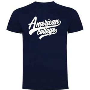 AMERICAN COLLEGE USA Sweatshirt met print, warme kleding, uniseks, kinderen, jongens en meisjes, casual, model ACSZW1 MELL Grey 12 jaar, Grijs, 16 Jaar