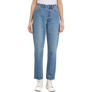 TOM TAILOR Denim Dames Mom Fit jeansbroek 1031985, 10119 - Used Mid Stone Blue Denim, 26