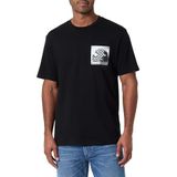 REPLAY Heren T-shirt met korte mouwen en ronde hals, Black 098 (zwart), M