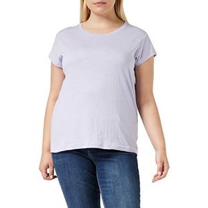 Minus Leti Tee T-shirt voor dames, Paars (Cosmic Lavender), L